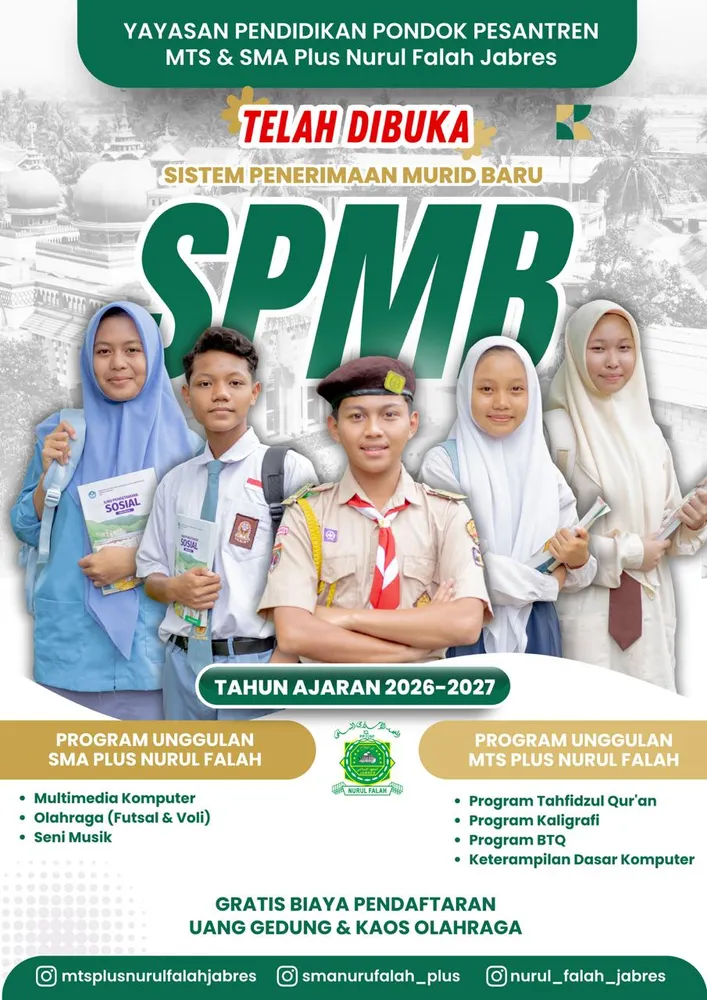 Program unggulan SMA Plus dan MTS Plus Nurul Falah